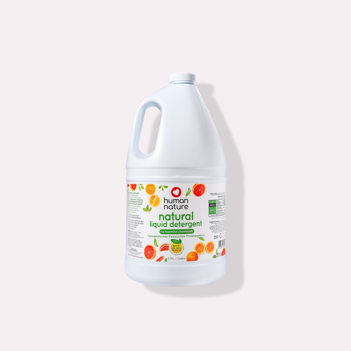 Human Nature Natural Liquid Detergent 1 Gallon