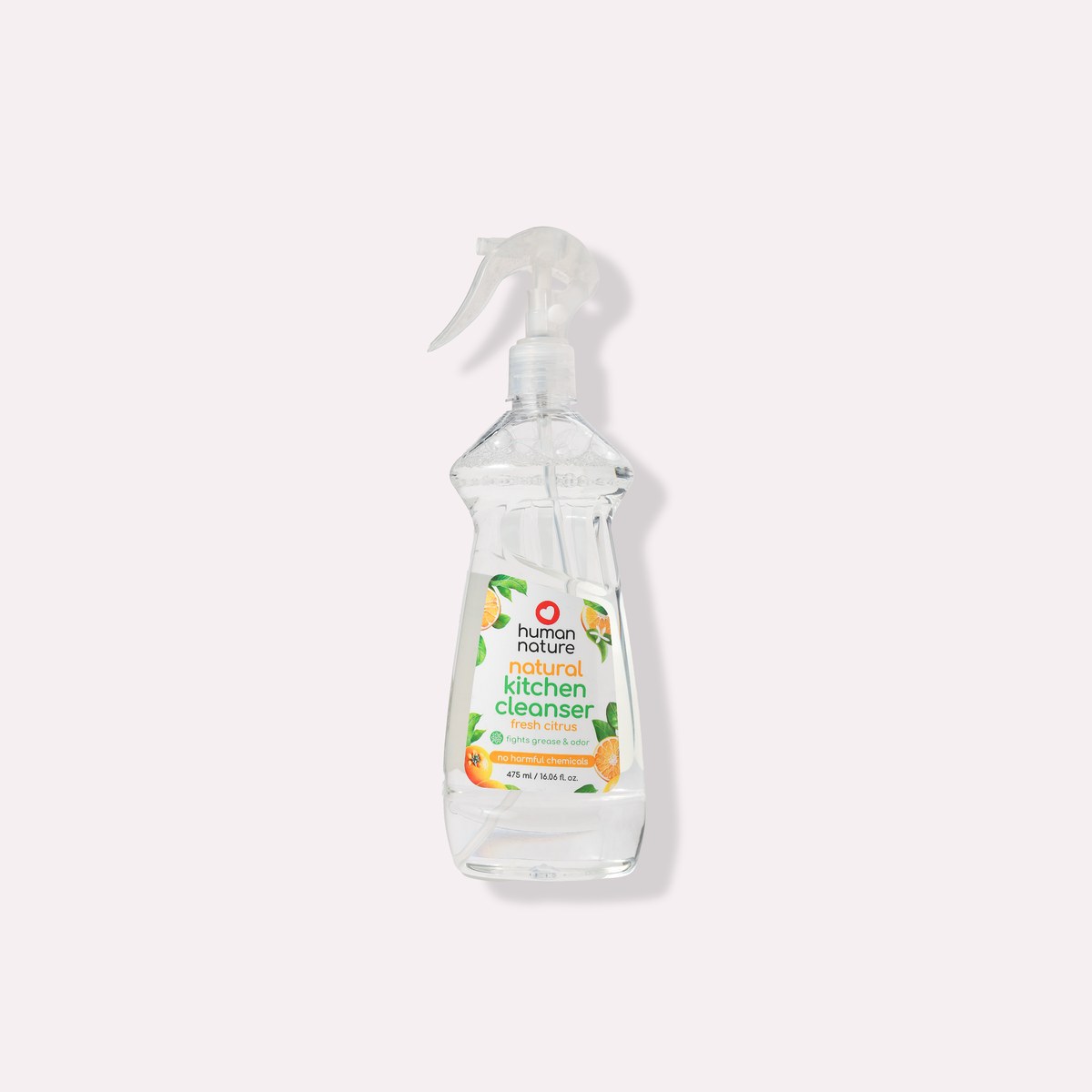 Human Nature Natural Kitchen Cleanser 475 ml Fresh Citrus Scent