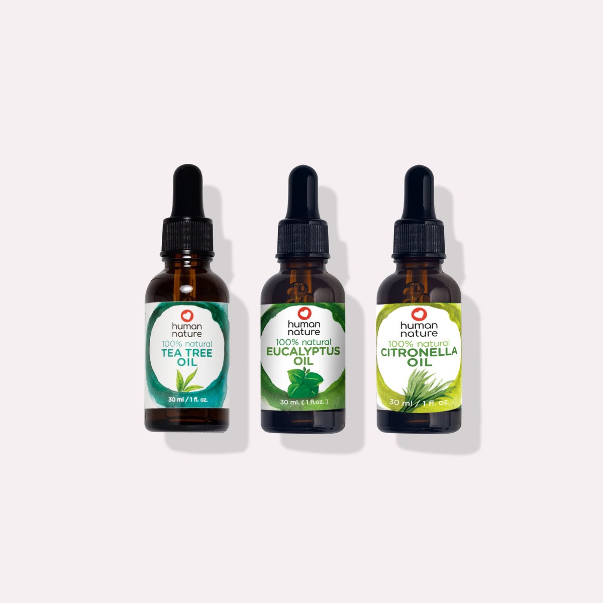 Human Nature Wellness Oils Trio Bundle