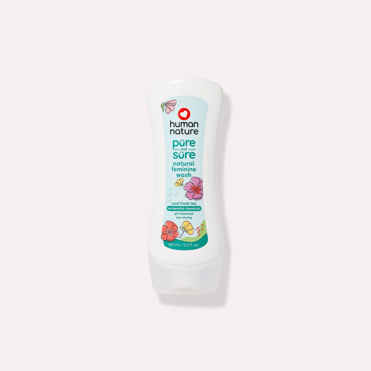 Human Nature Pure & Sure Cool Fresh Tea Feminine Wash 165 ml