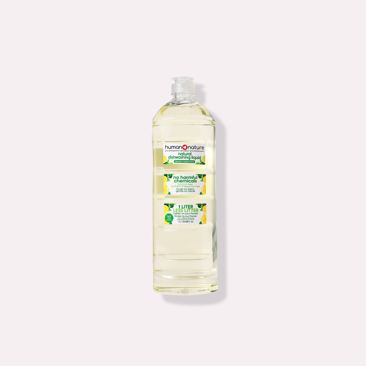 Human Nature Natural Dishwashing Liquid 1 L Lemon-Calamansi Scent