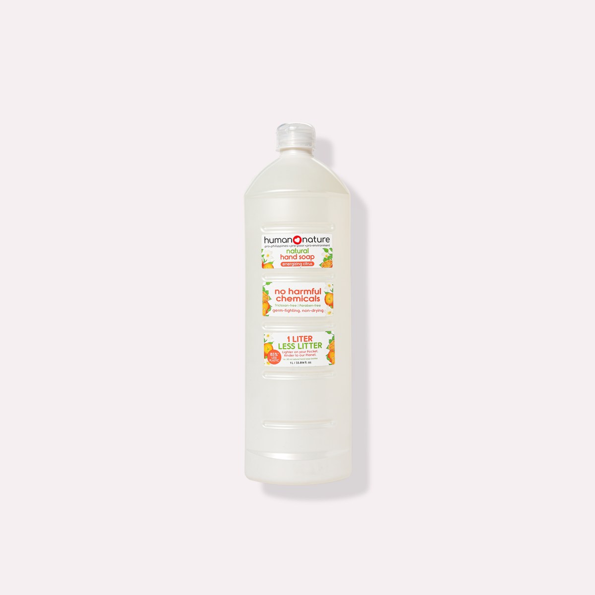 Human Nature Natural Hand Soap 1 L Energizing Citrus Scent