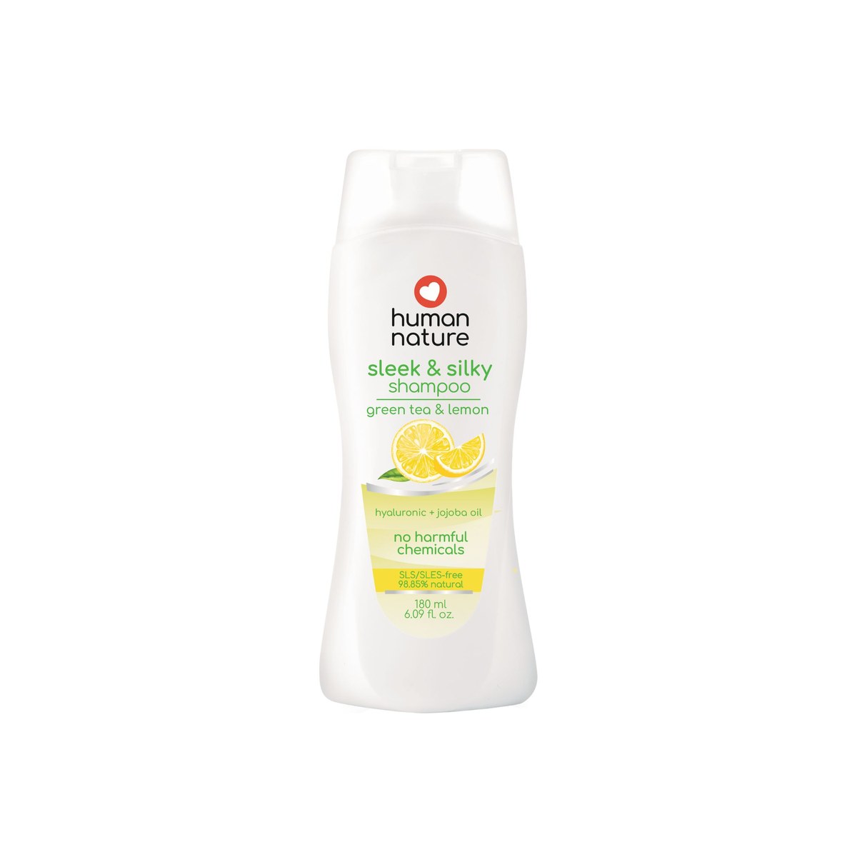 Human Nature Sleek & Silky Shampoo 180 ml