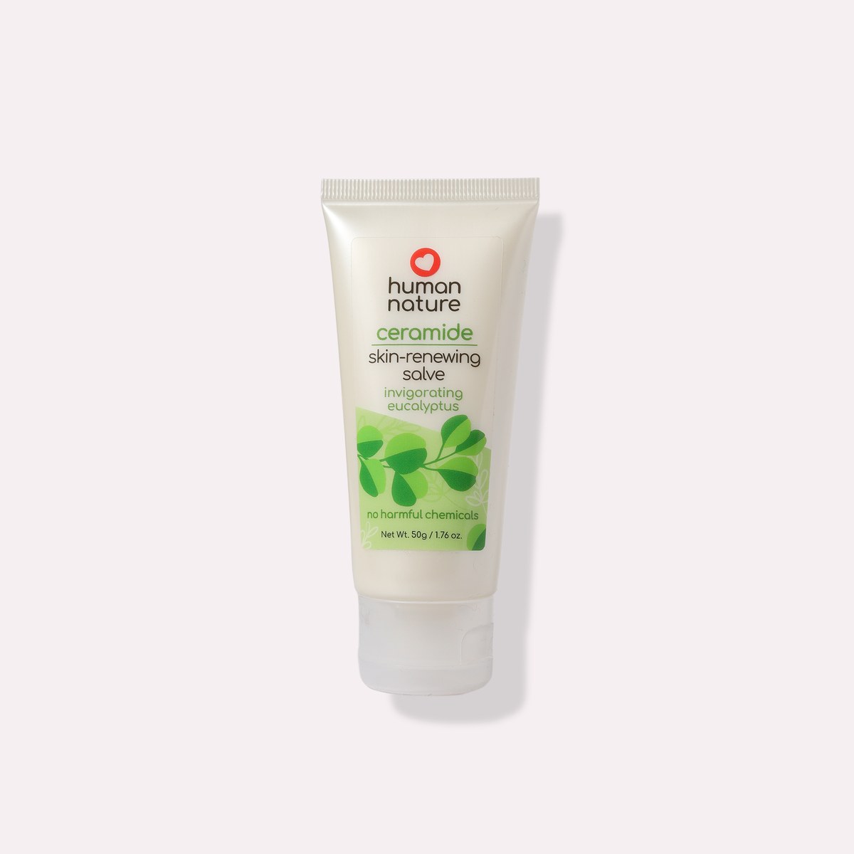 Human Nature Ceramide Hand & Foot Salve 50 grams Invigorating Eucalyptus Scent