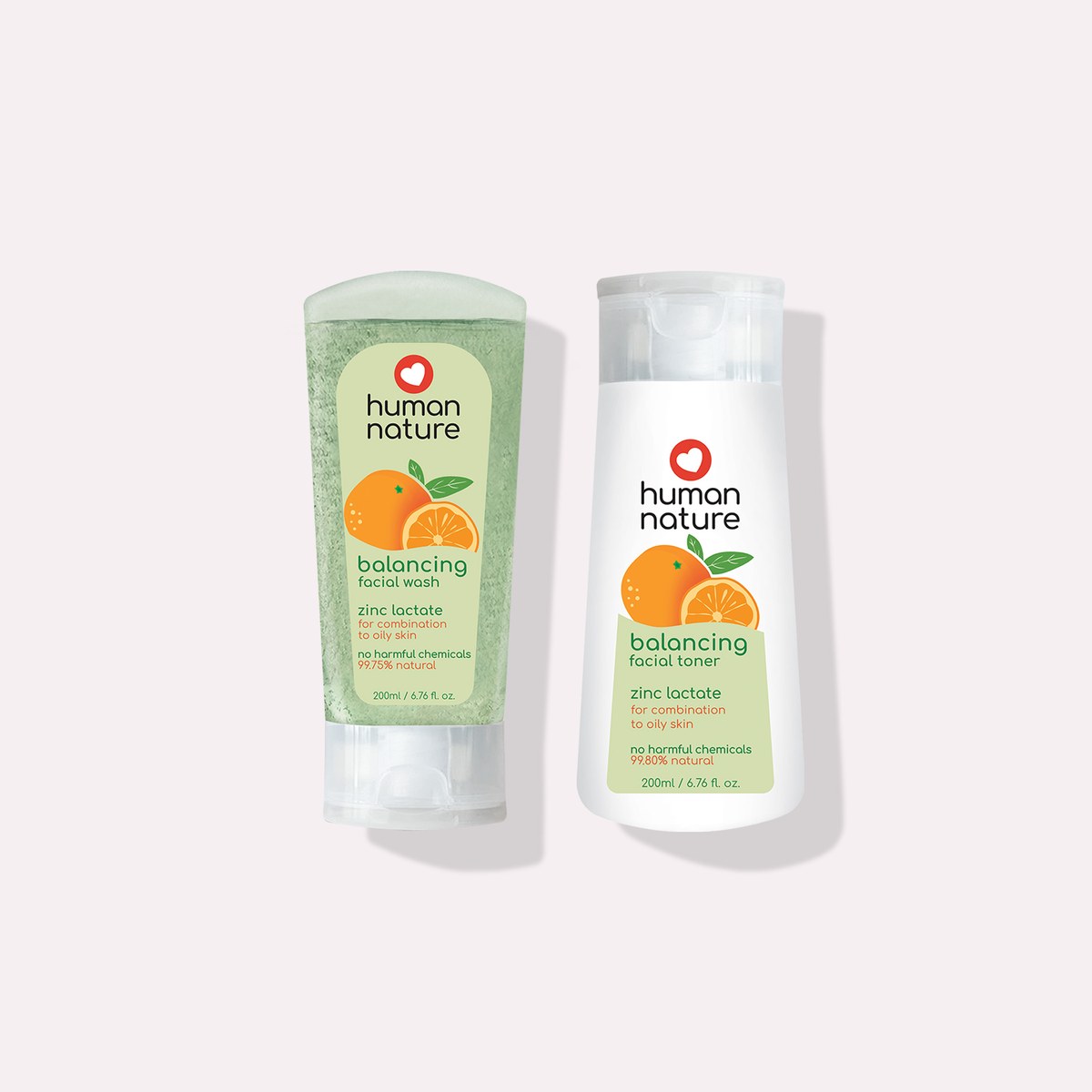 Human Nature Balancing Facial Wash & Toner Bundle