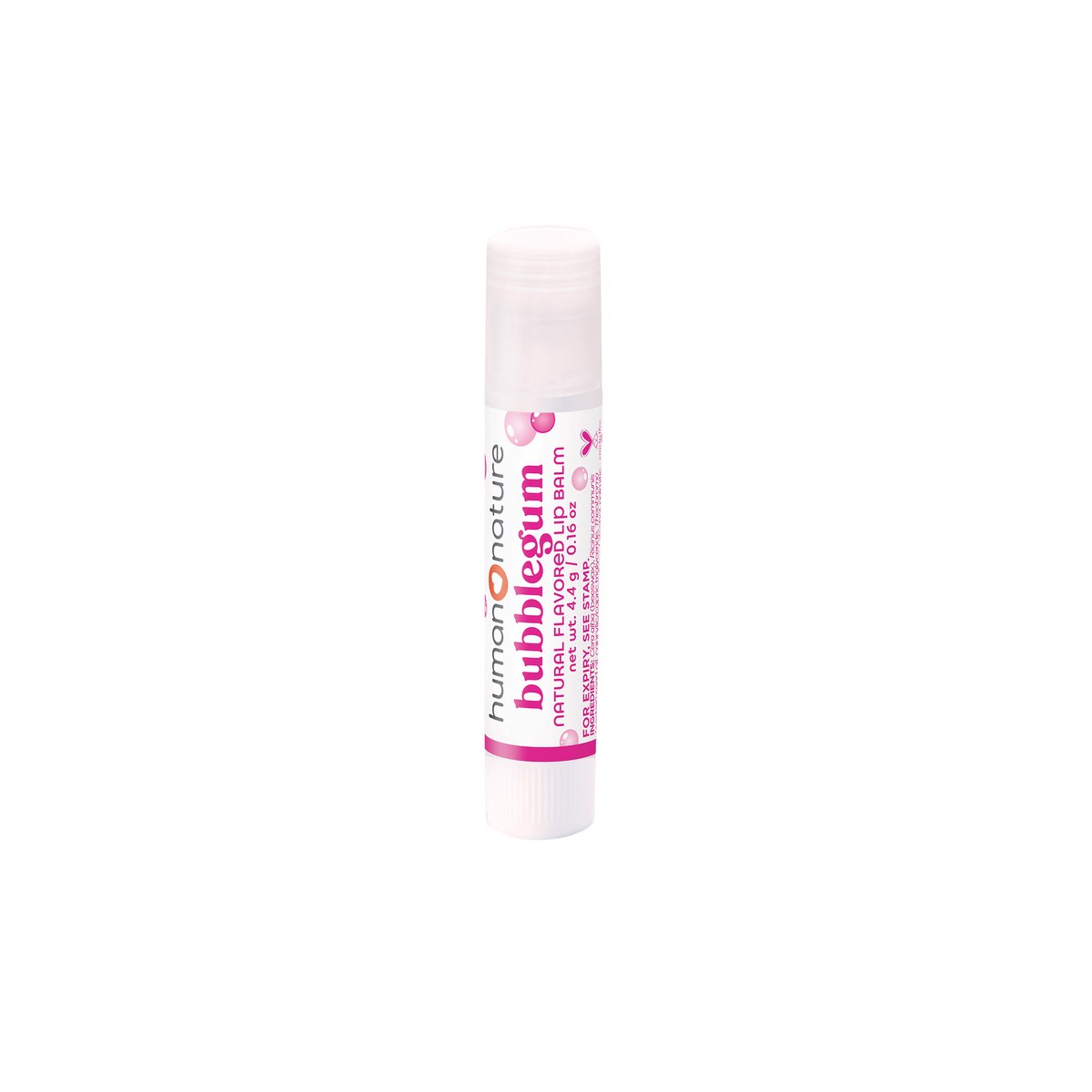 Human Nature Flavored Lip Balm 4.4 grams Bubblegum Scent