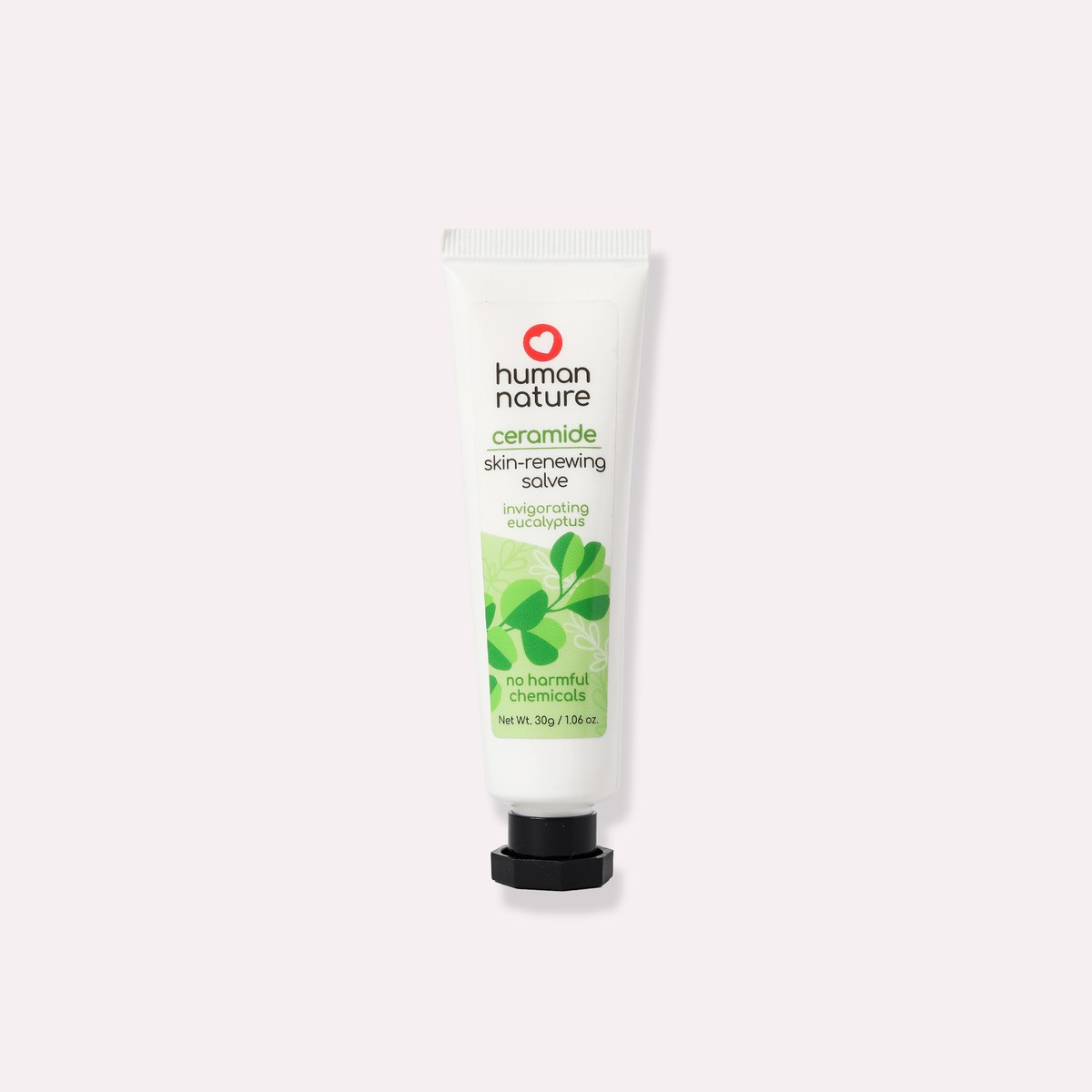 Human Nature Ceramide Hand & Foot Salve 30 grams Invigorating Eucalyptus Scent