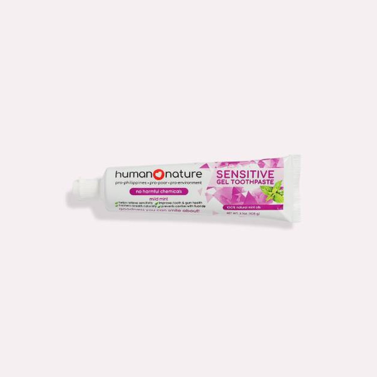 Human Nature Natural Sensitive Gel Toothpaste 105 grams