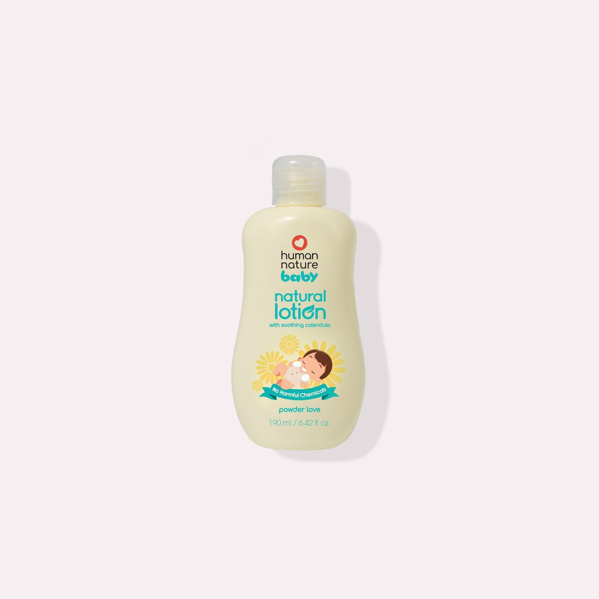 Human Nature Natural Baby Lotion - Calendula 190 ml Powder Love Scent