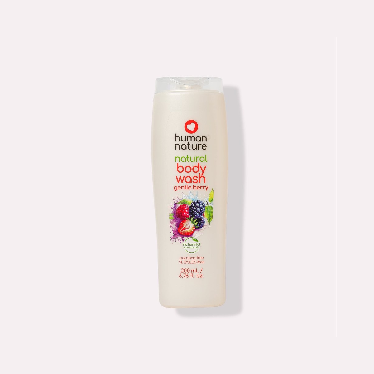 Human Nature Natural Body Wash 200 ml Gentle Berry Scent
