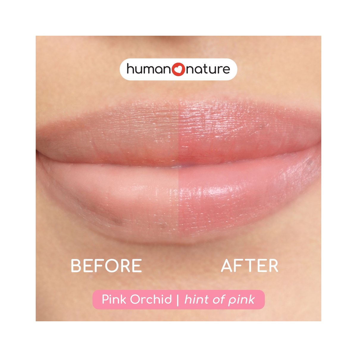 Human Nature Tinted Lip Balm 4.4 grams Pink Orchid Shade