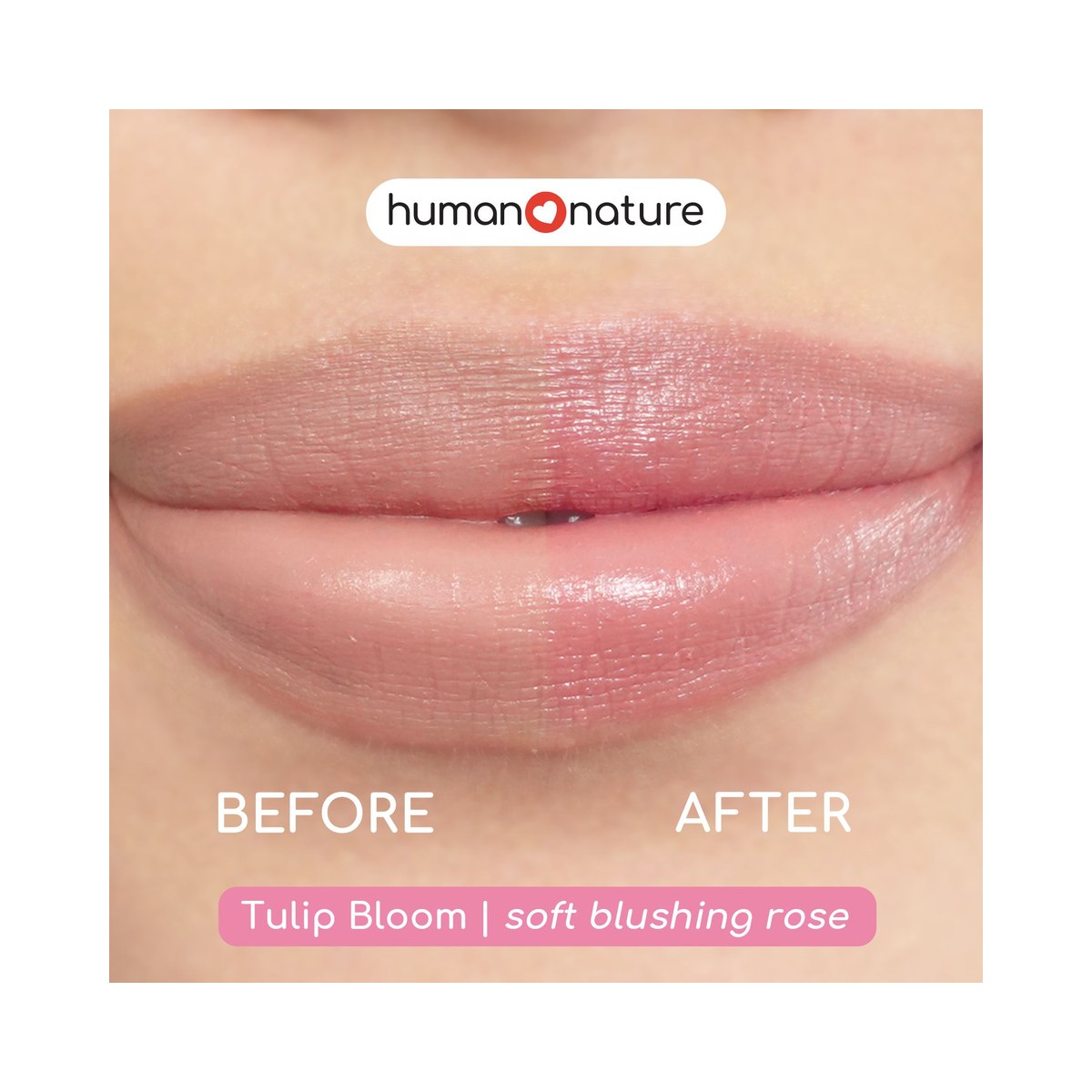 Human Nature Tinted Lip Balm 4.4 grams Tulip Bloom Shade