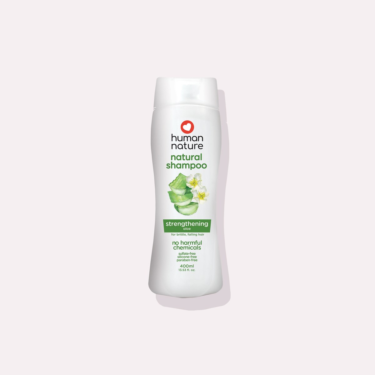Human Nature Strengthening Shampoo 400 ml Aloe Scent