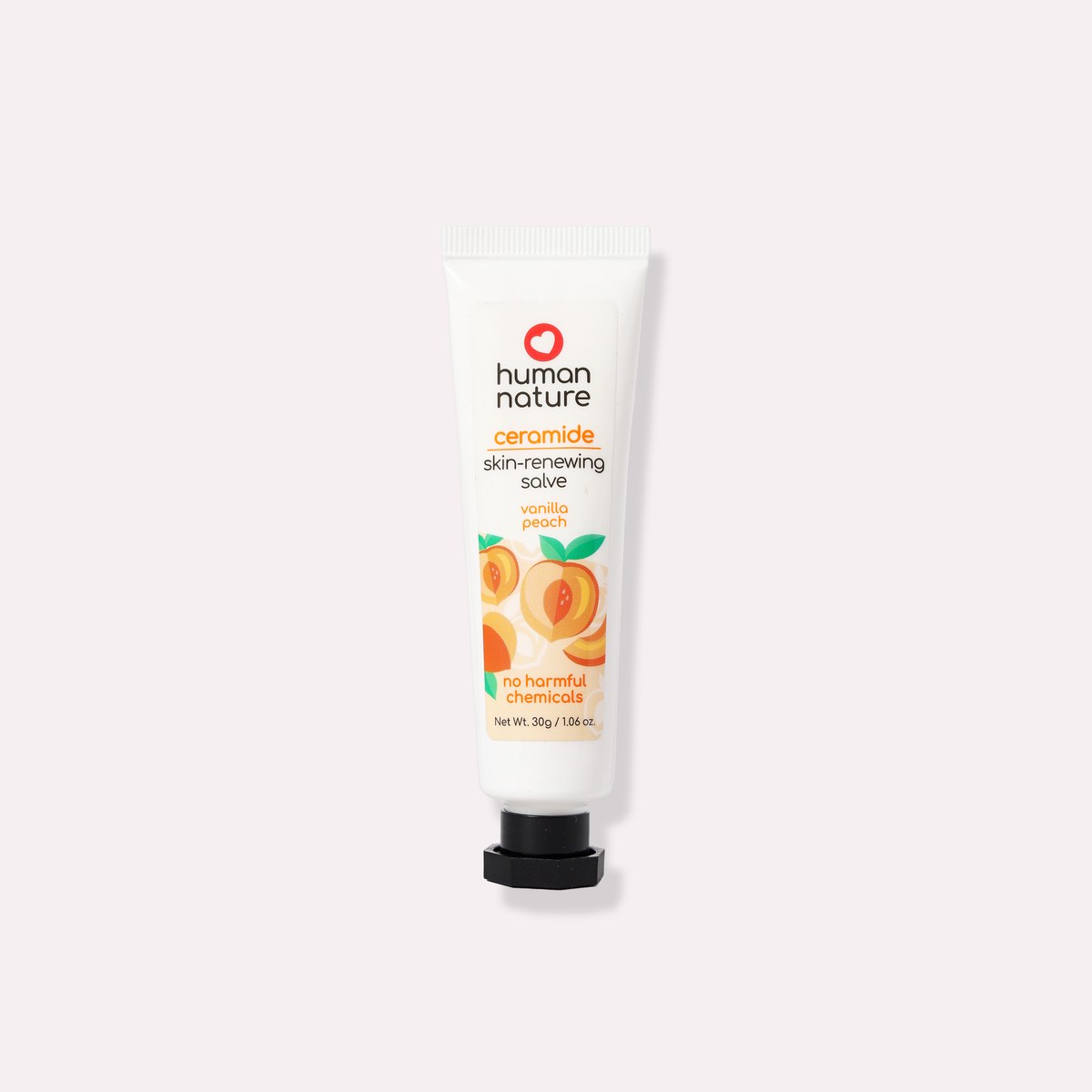 Human Nature Ceramide Hand & Foot Salve 30 grams Vanilla Peach Scent