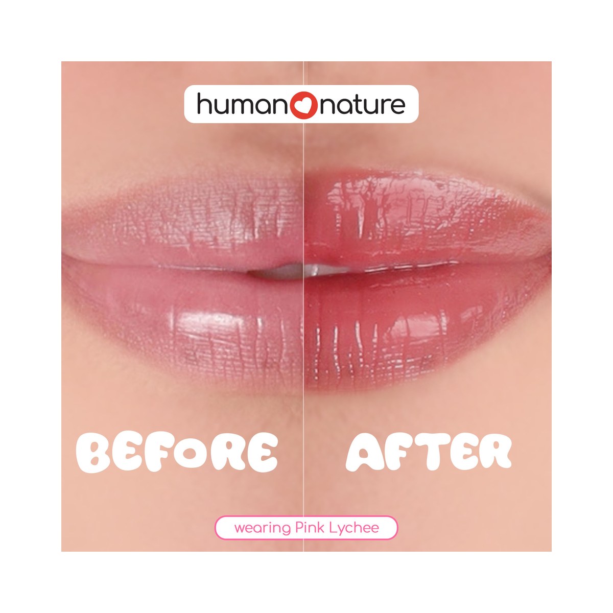 Human Nature Juicy Lip Jam 8 grams Pink Lychee Shade