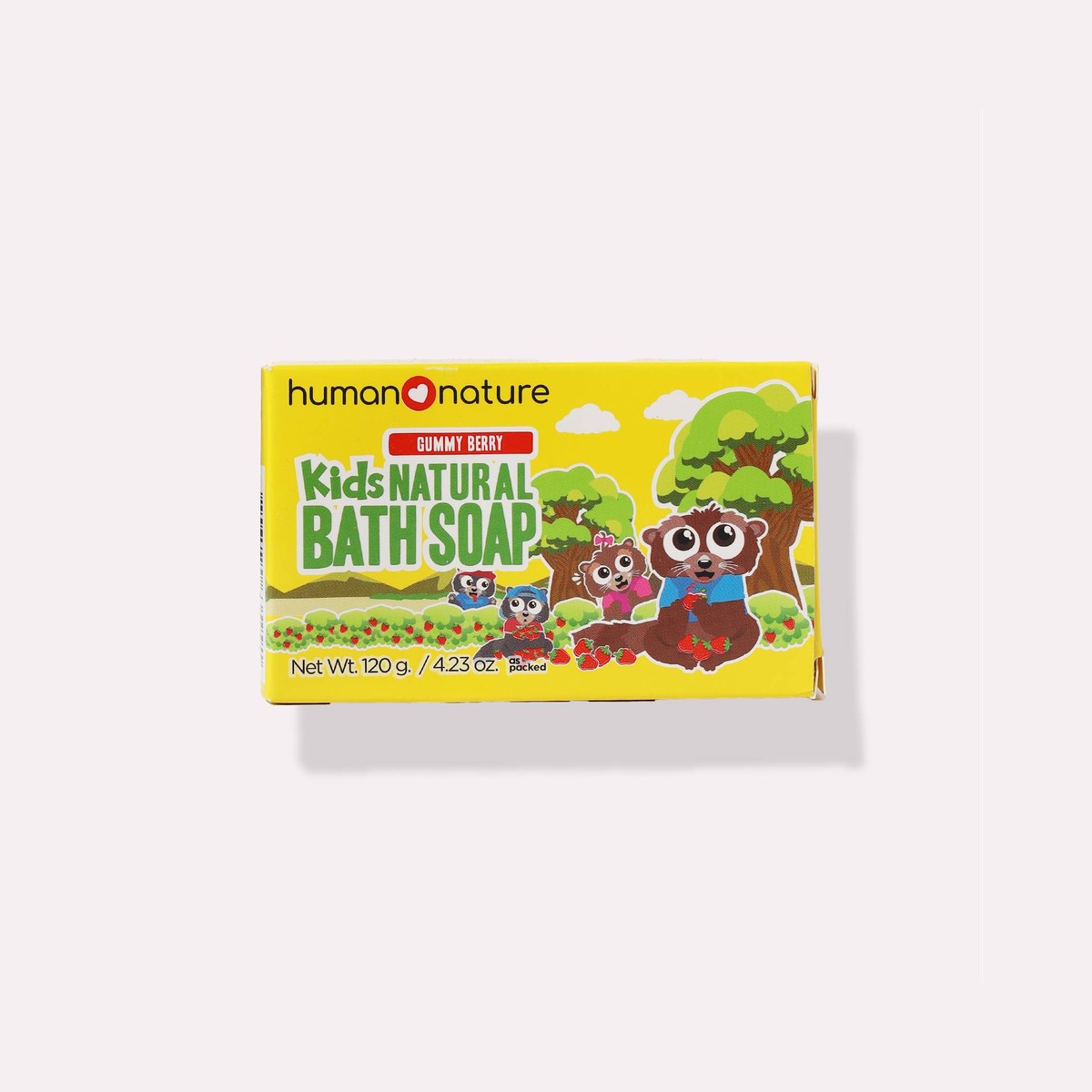 Human Nature Kids Natural Bath Soap 120 grams Gummy Berry Scent