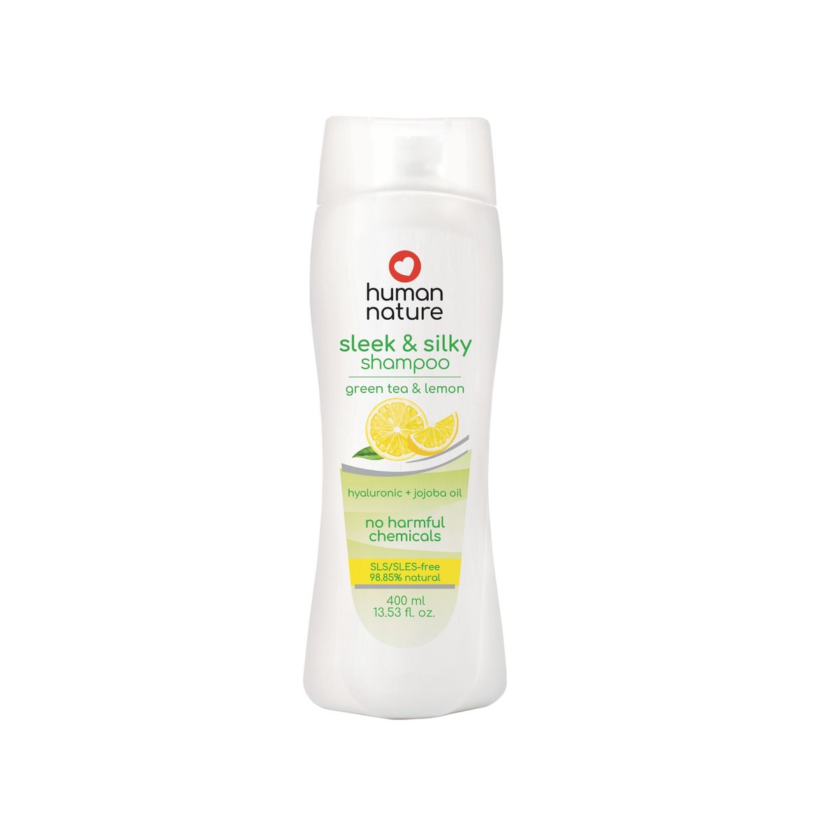 Human Nature Sleek & Silky Shampoo 400 ml