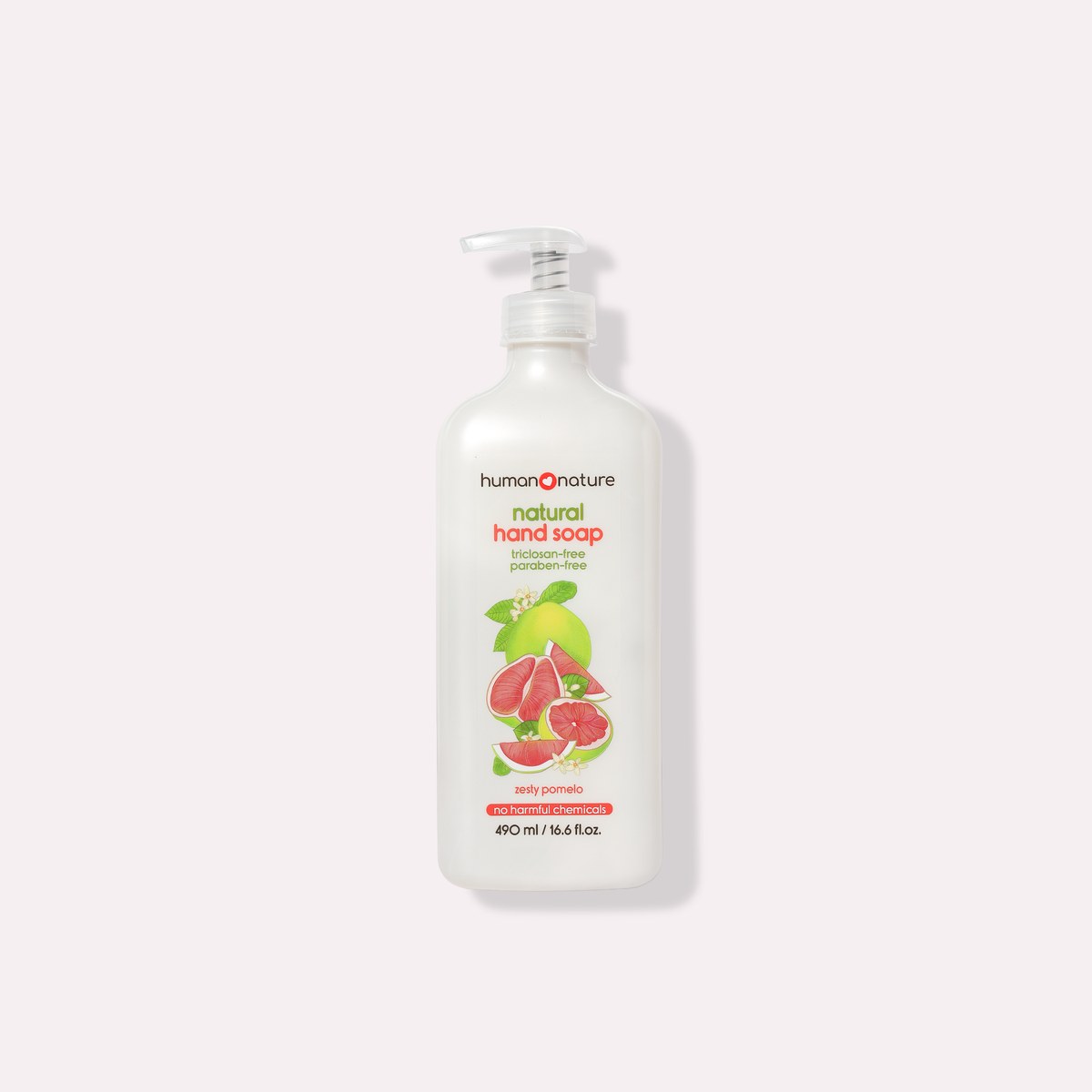 Human Nature Natural Hand Soap 490 ml Zesty Pomelo Scent