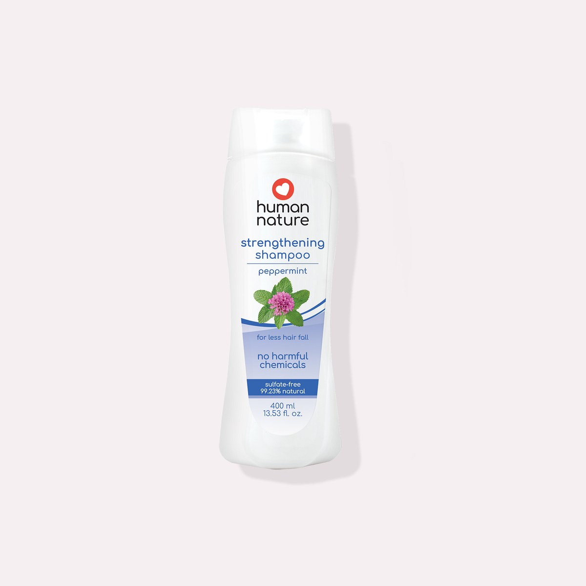 Human Nature Strengthening Shampoo 400 ml Peppermint Scent
