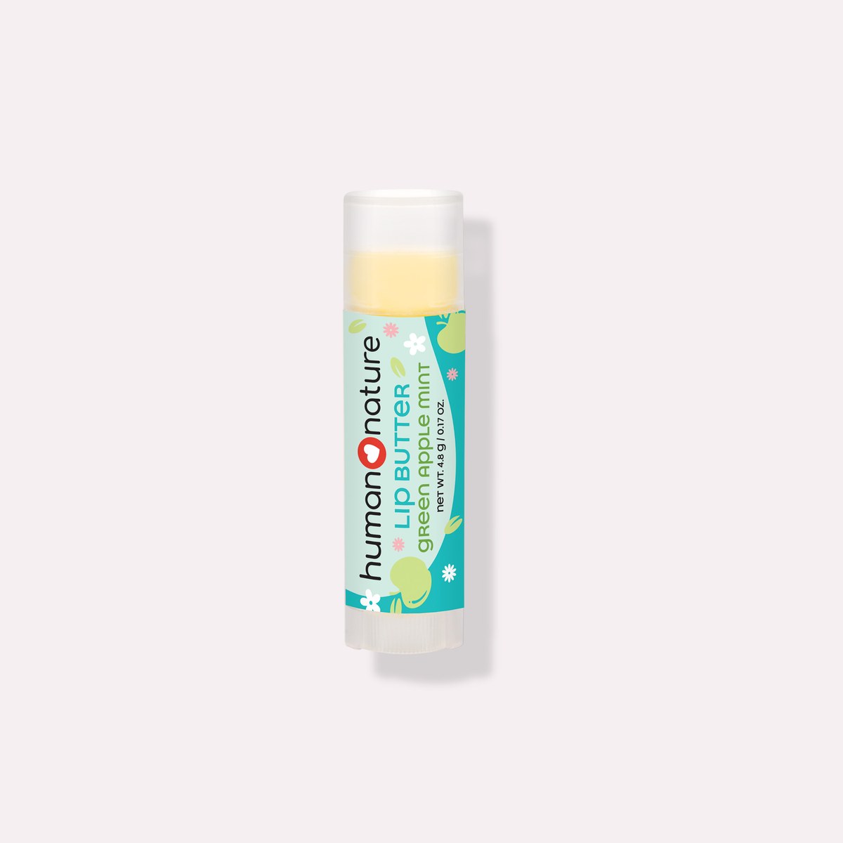Human Nature Lip Butter 4.8 grams Green Apple Mint Scent