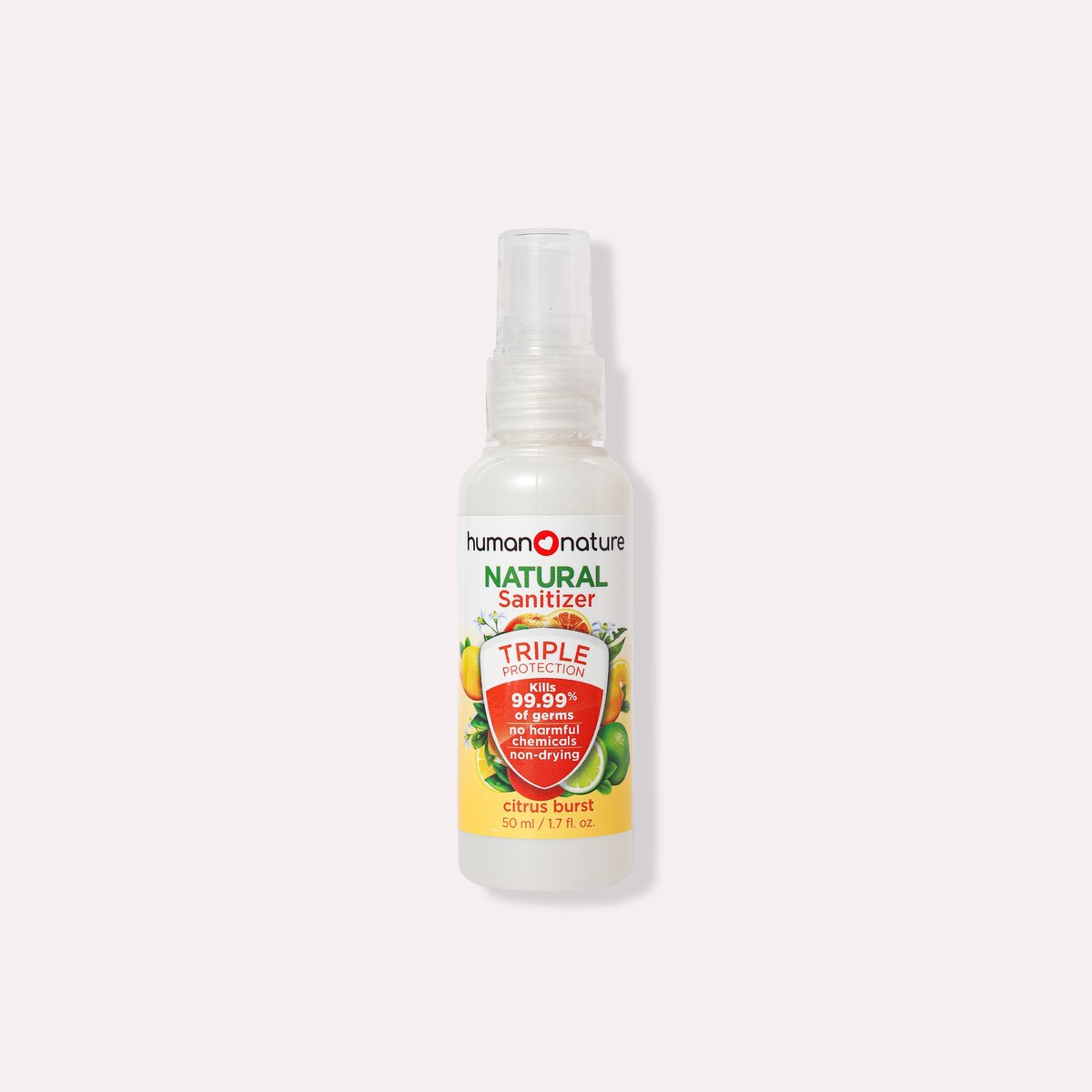 Human Nature Natural Spray Sanitizer 50 ml Citrus Burst Scent