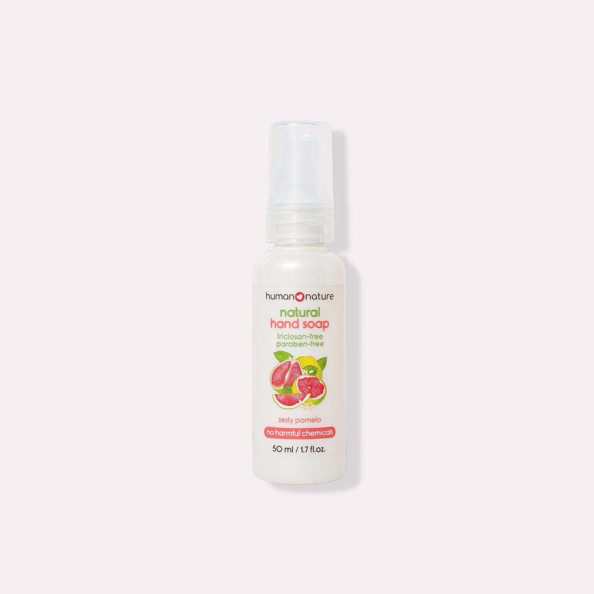 Human Nature Natural Hand Soap 50 ml Zesty Pomelo Scent