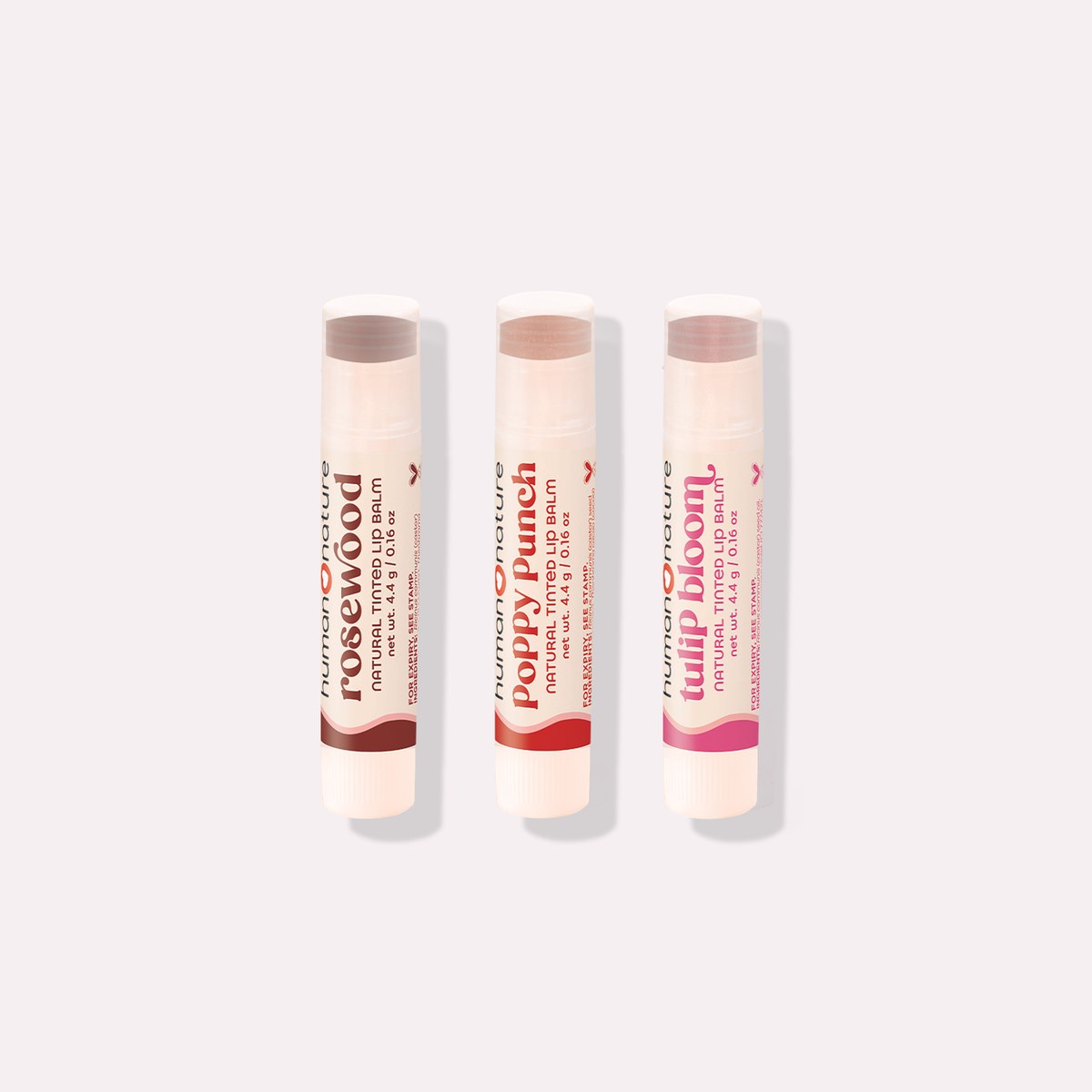 Human Nature Tinted Lip Balm Trio Bundle