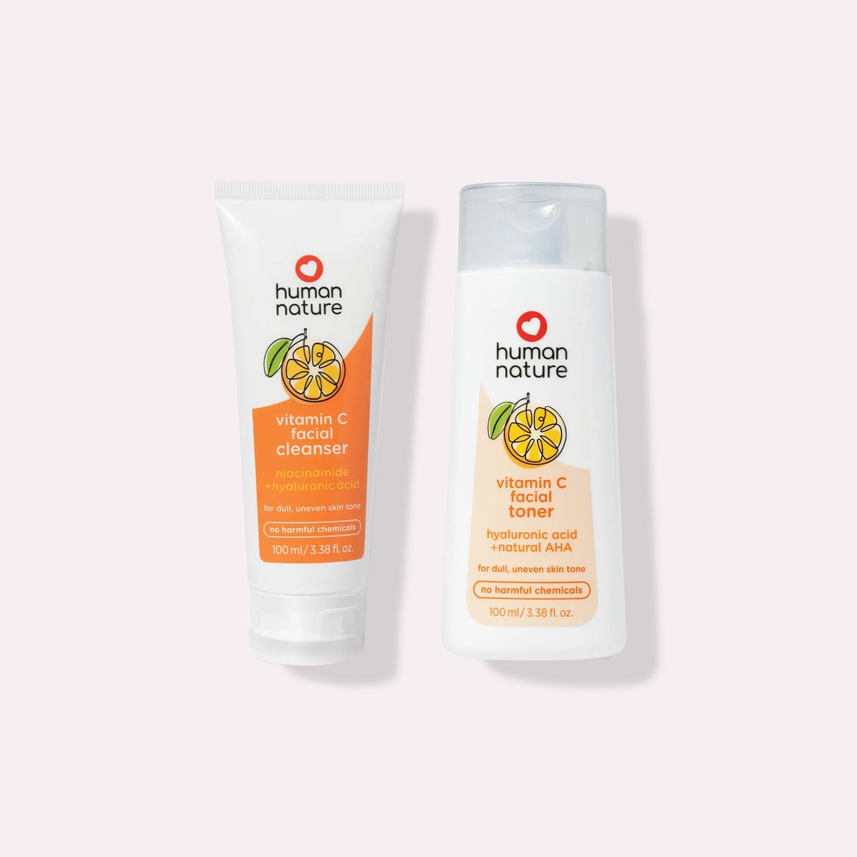 Human Nature Vitamin C Facial Wash and Toner