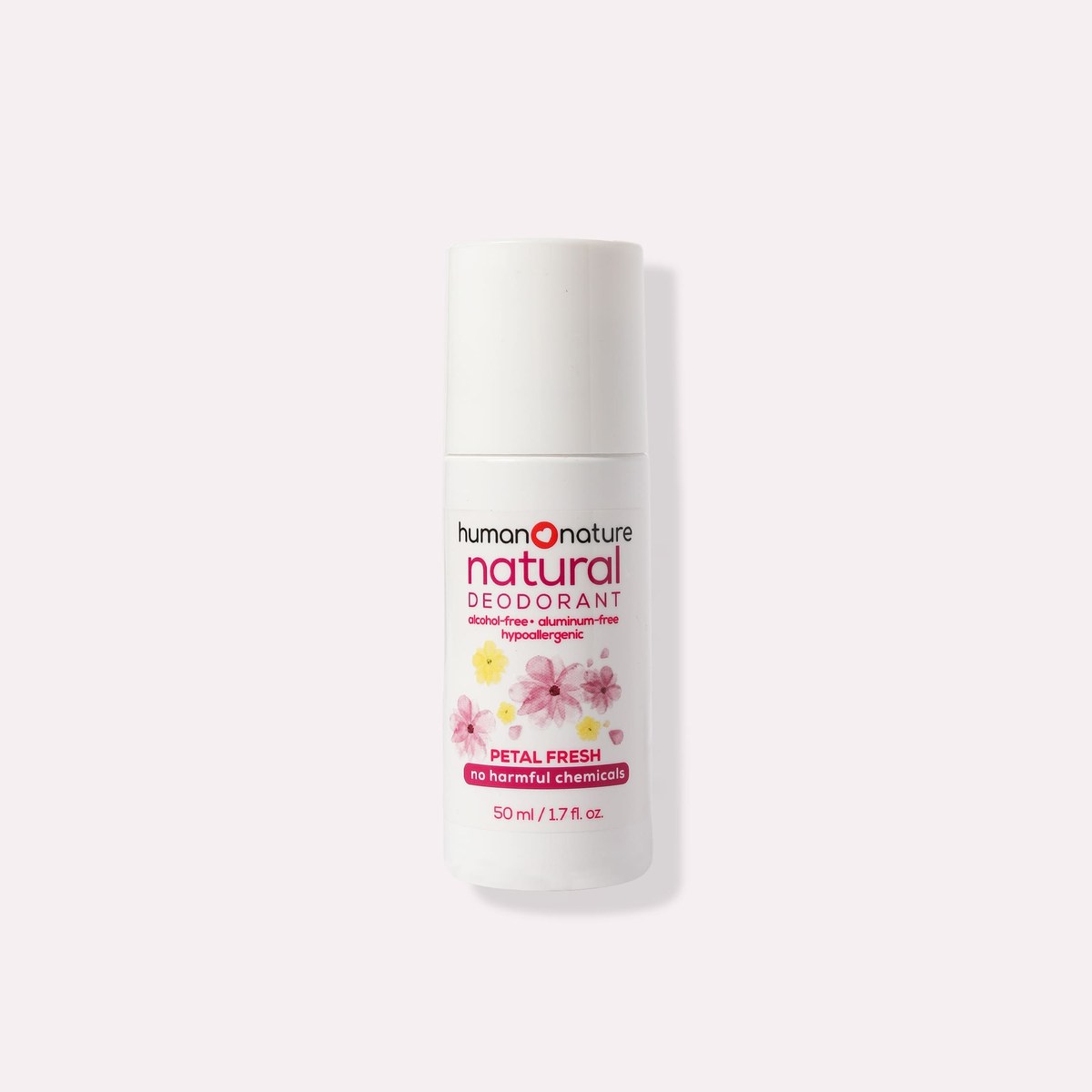 Human Nature Natural Deodorant Roll-On 50 ml Petal Fresh Scent