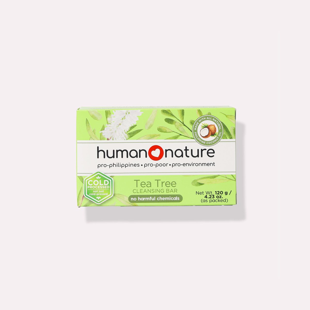 Human Nature Tea Tree Cleansing Bar 120 grams