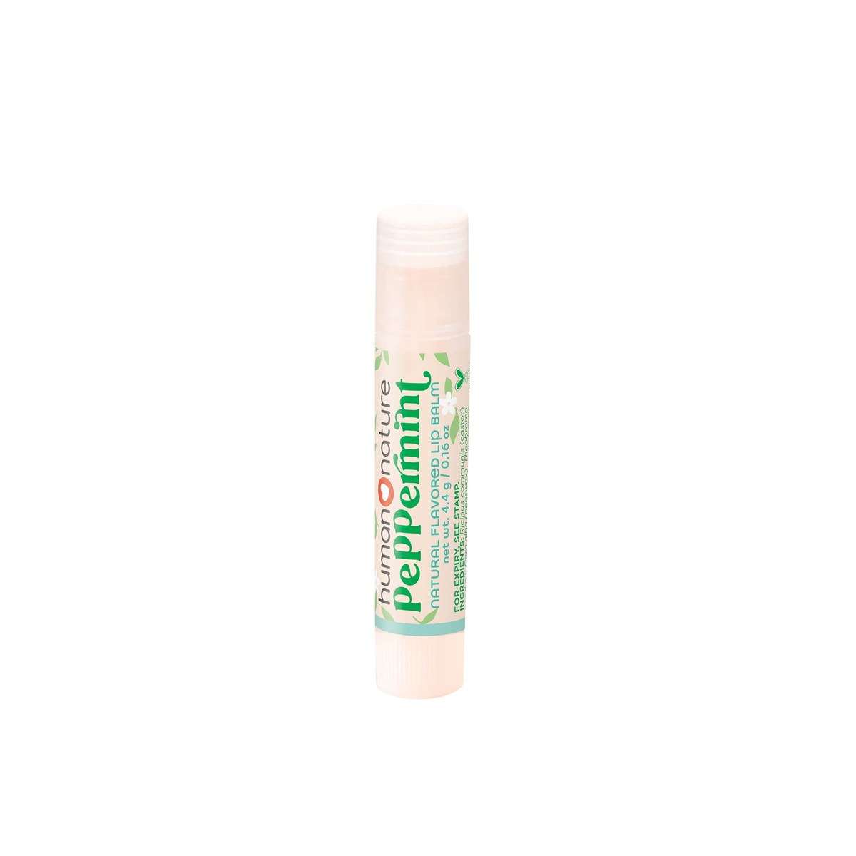Human Nature Flavored Lip Balm 4.4 grams Peppermint Scent