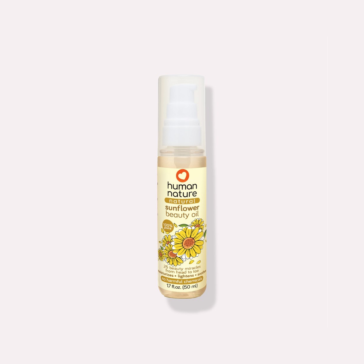 Human Nature Sunflower Beauty Oil 50 ml Graphic Design