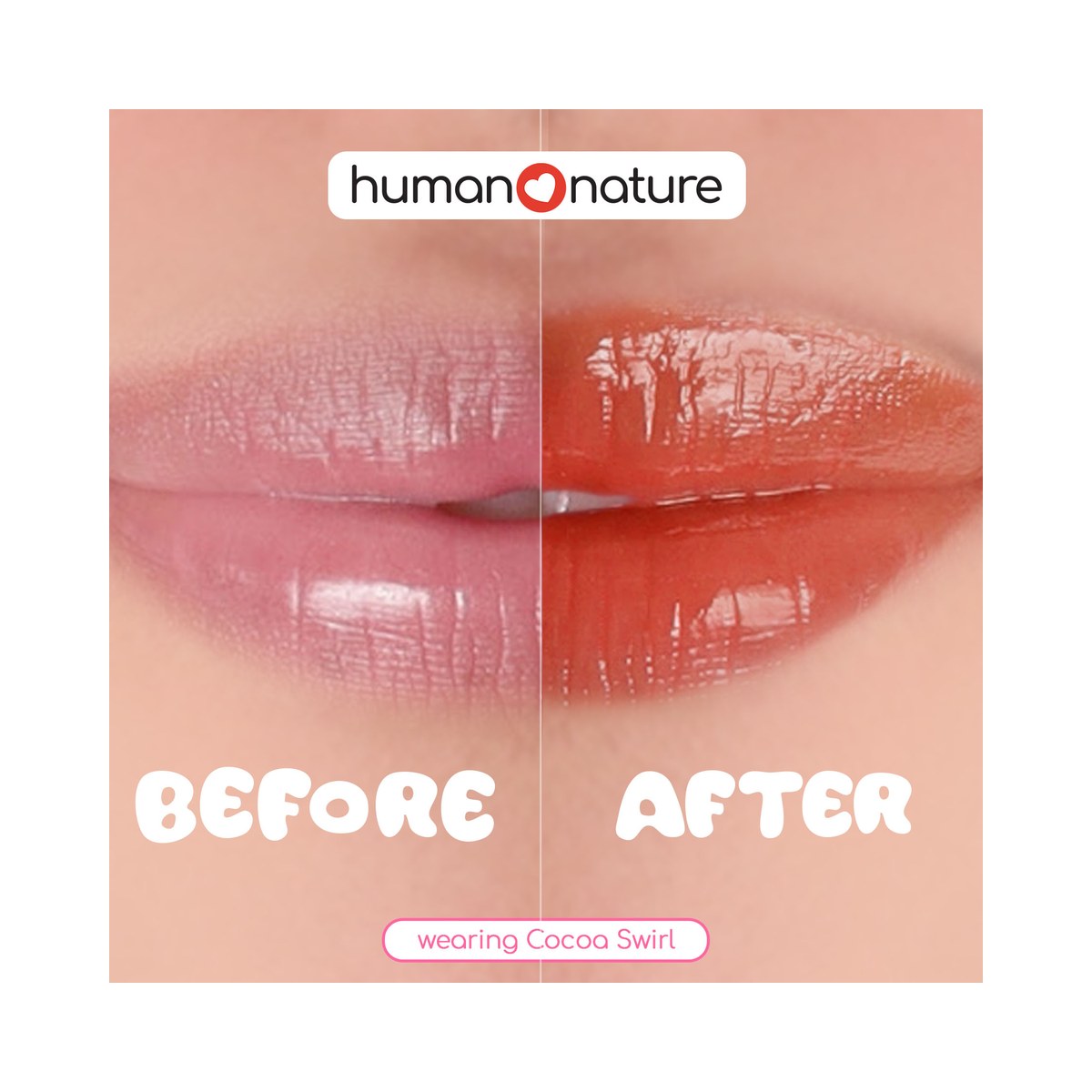 Human Nature Juicy Lip Jam 8 grams Cocoa Swirl Shade