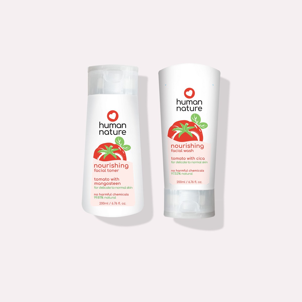 Human Nature Nourishing Facial Wash & Toner Bundle
