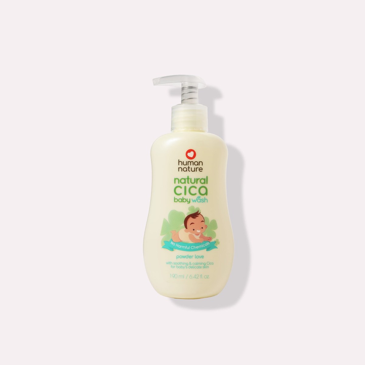 Human Nature Natural Cica Baby Wash 190 ml Powder Love Scent