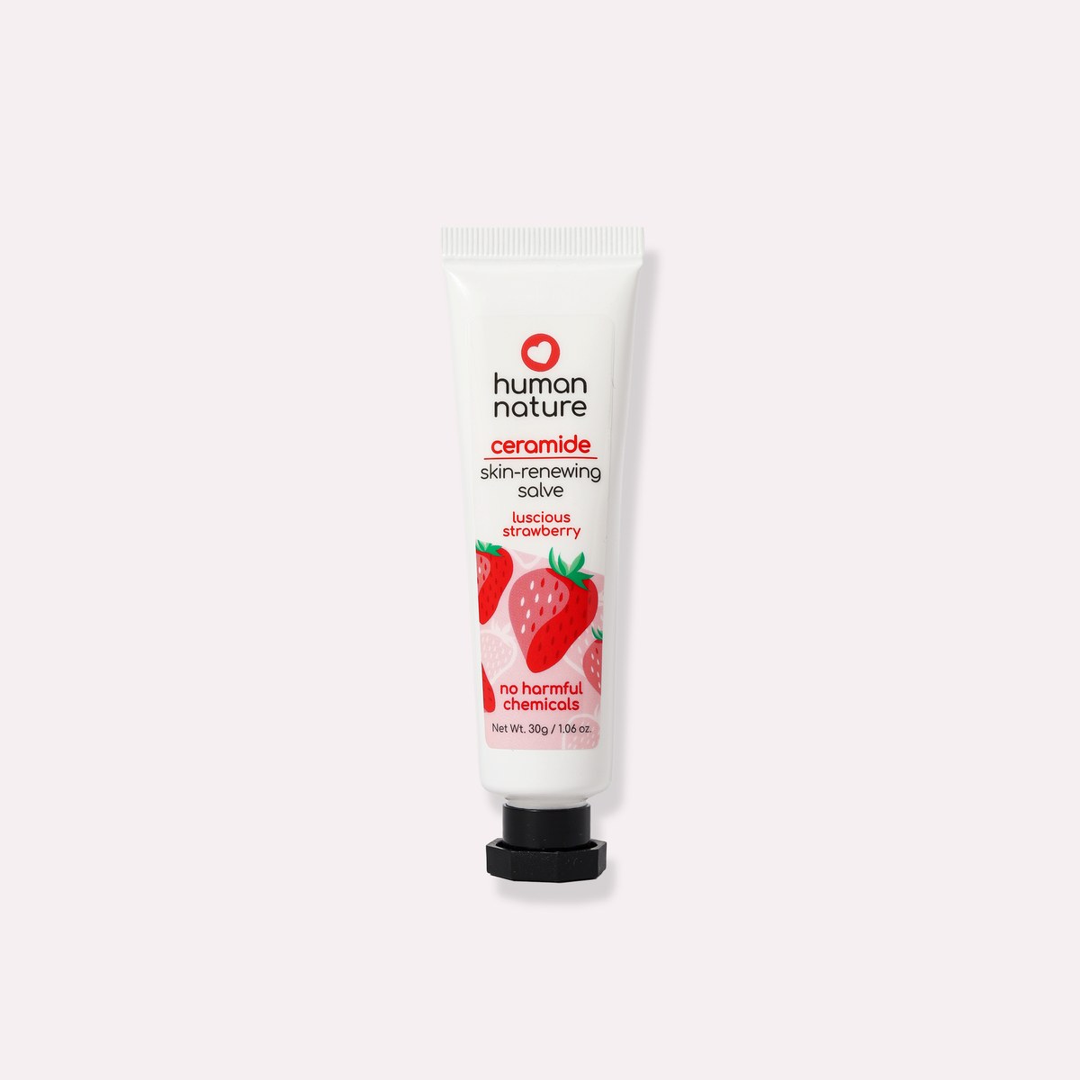Human Nature Ceramide Hand & Foot Salve 30 grams Luscious Strawberry Scent