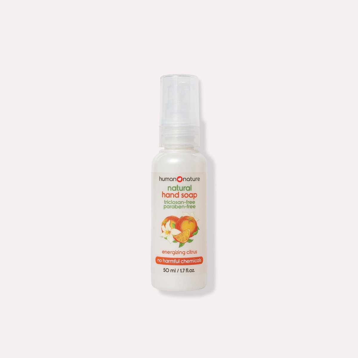 Human Nature Natural Hand Soap 50 ml Energizing Citrus Scent